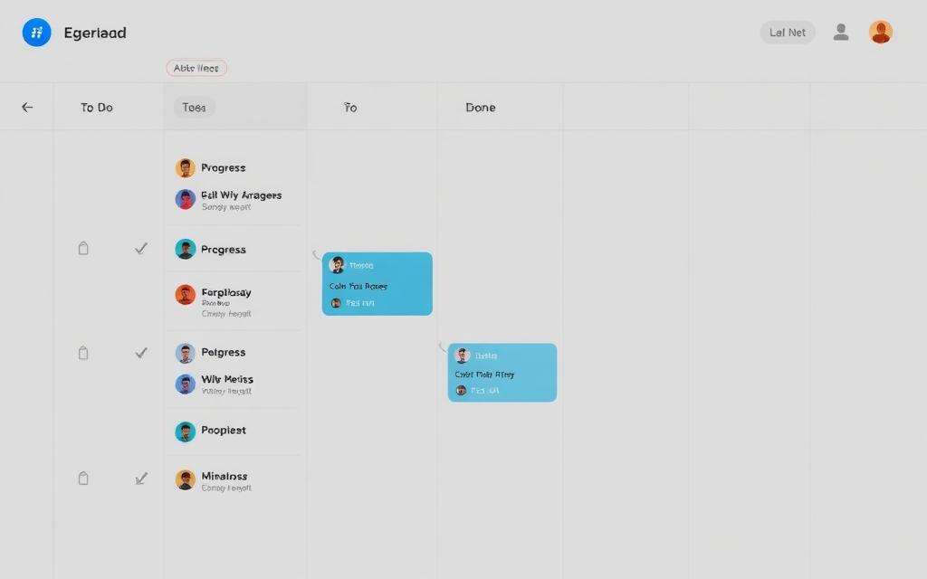 Task Flow — kanban ilova preview